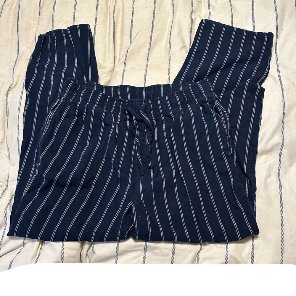 Old Navy Navy Striped Pajama Pants